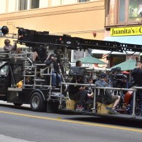 Filming Car Scene (2)