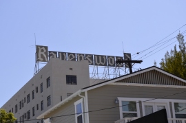 Old sign "Ravenswood"