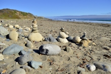 Stacked rocks I discovered seaside at Cambria