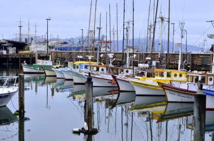 Boats at San Francisco harbor