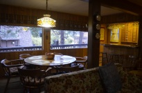 Cabin's dining table